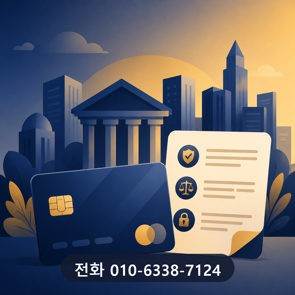 카드깡 되는 곳 카드사 약관 확인 이미지