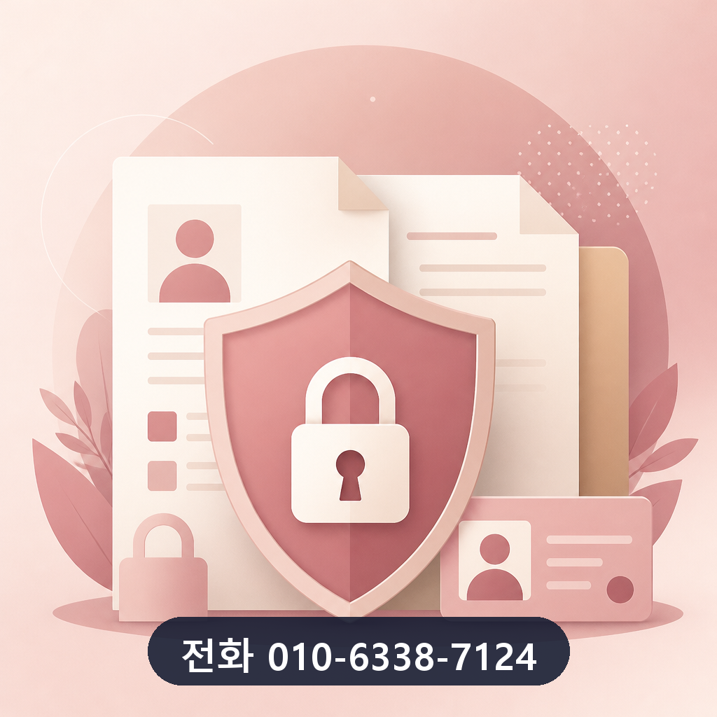 카드깡 되는 곳 개인정보 보호 이미지